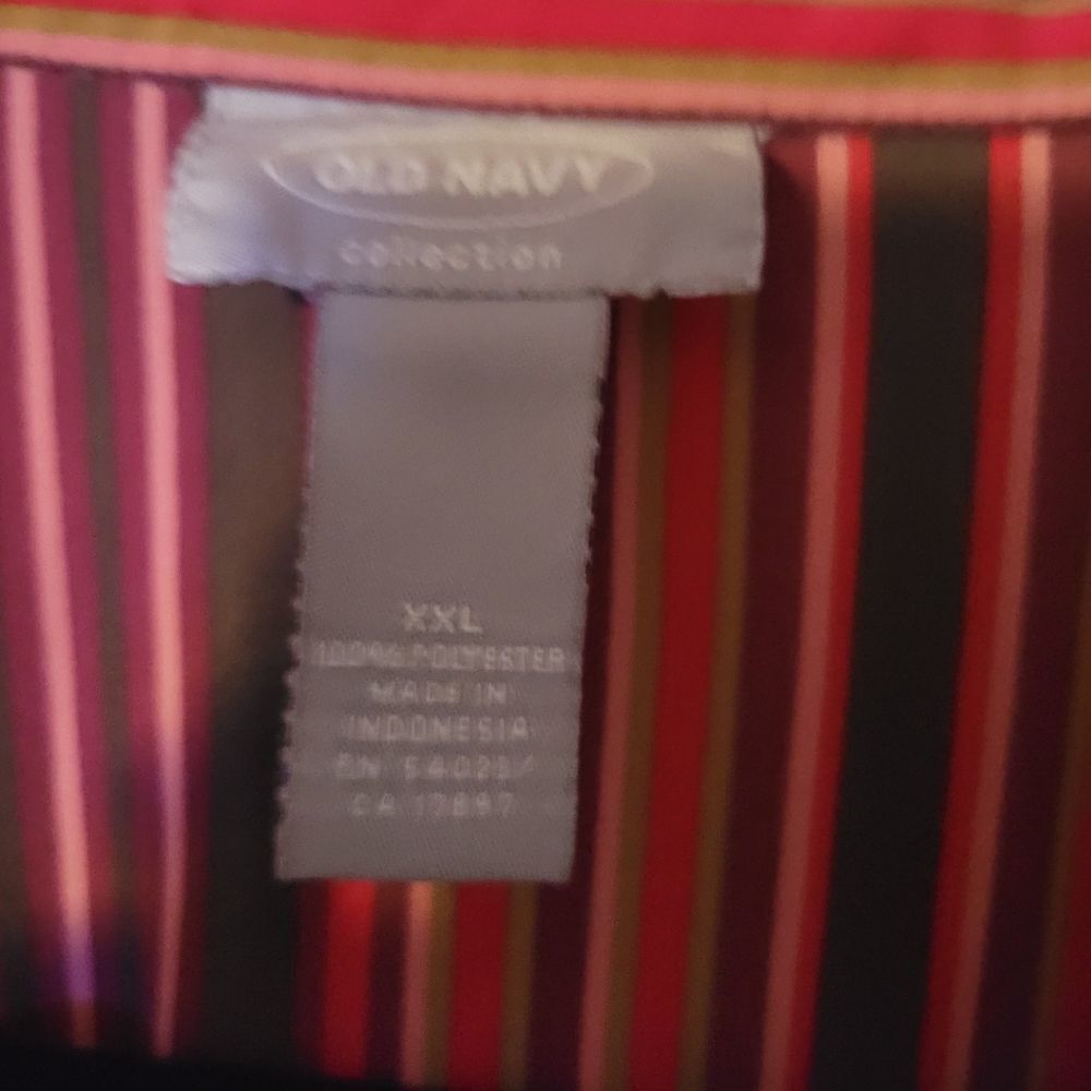 OLD Navy Striped XXL Blouse - Picture 2 of 3